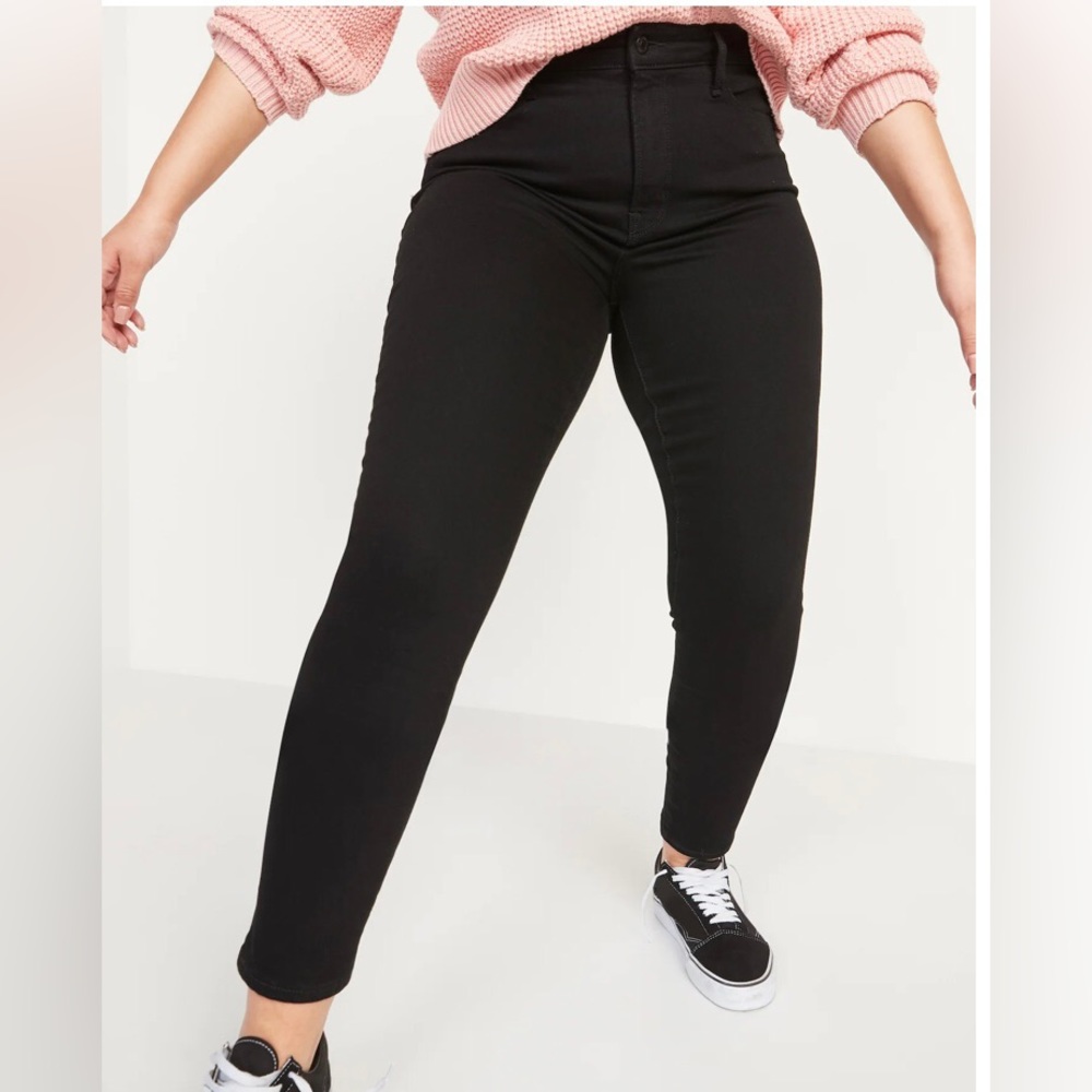 Old navy pop icon skinny black jeans